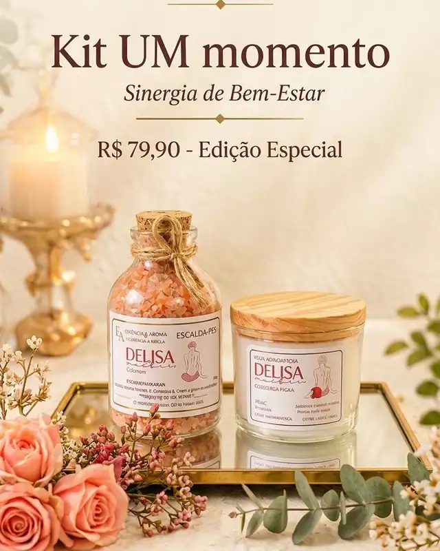 Kit Um Momento, da Essência & Aroma