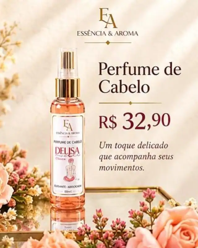 Perfume de cabelo, da Essência & Aroma