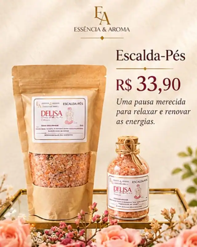 Escalda-pés Deusa Mulher, da Essência & Aroma