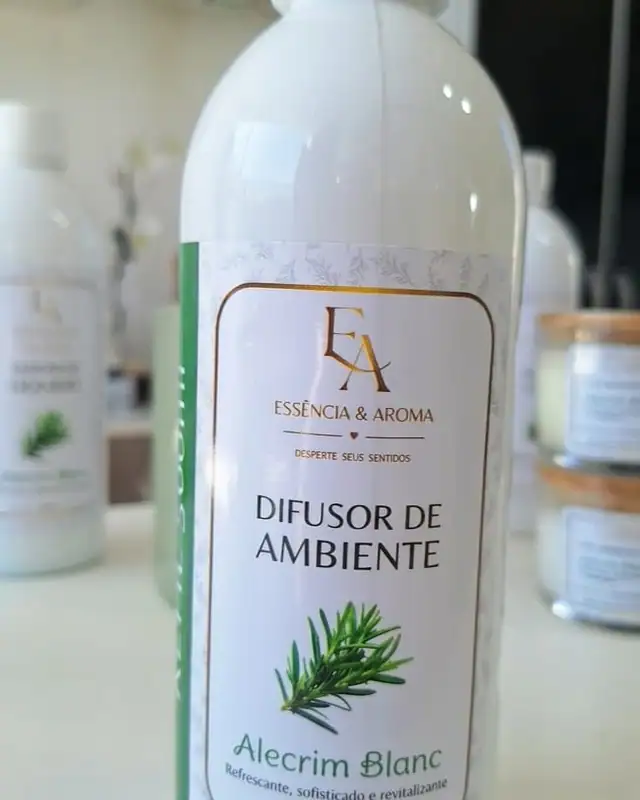 Difusor refil 500 ml, da Essência & Aroma