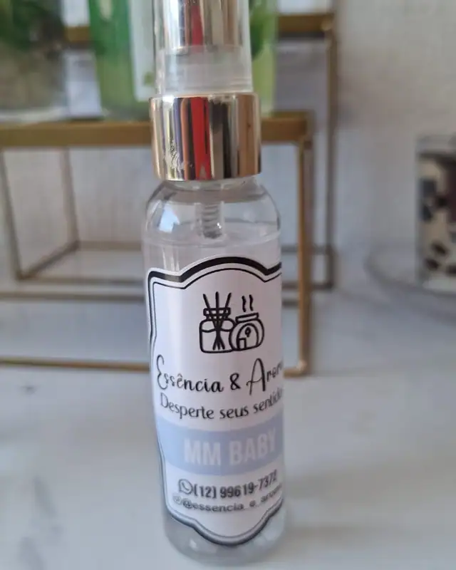 Home Spray 60 ml MM Baby, da Essência & Aroma