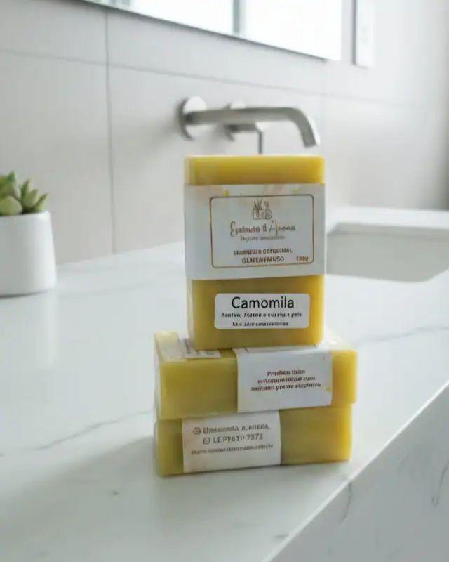 Sabonete de camomila, da Essência & Aroma